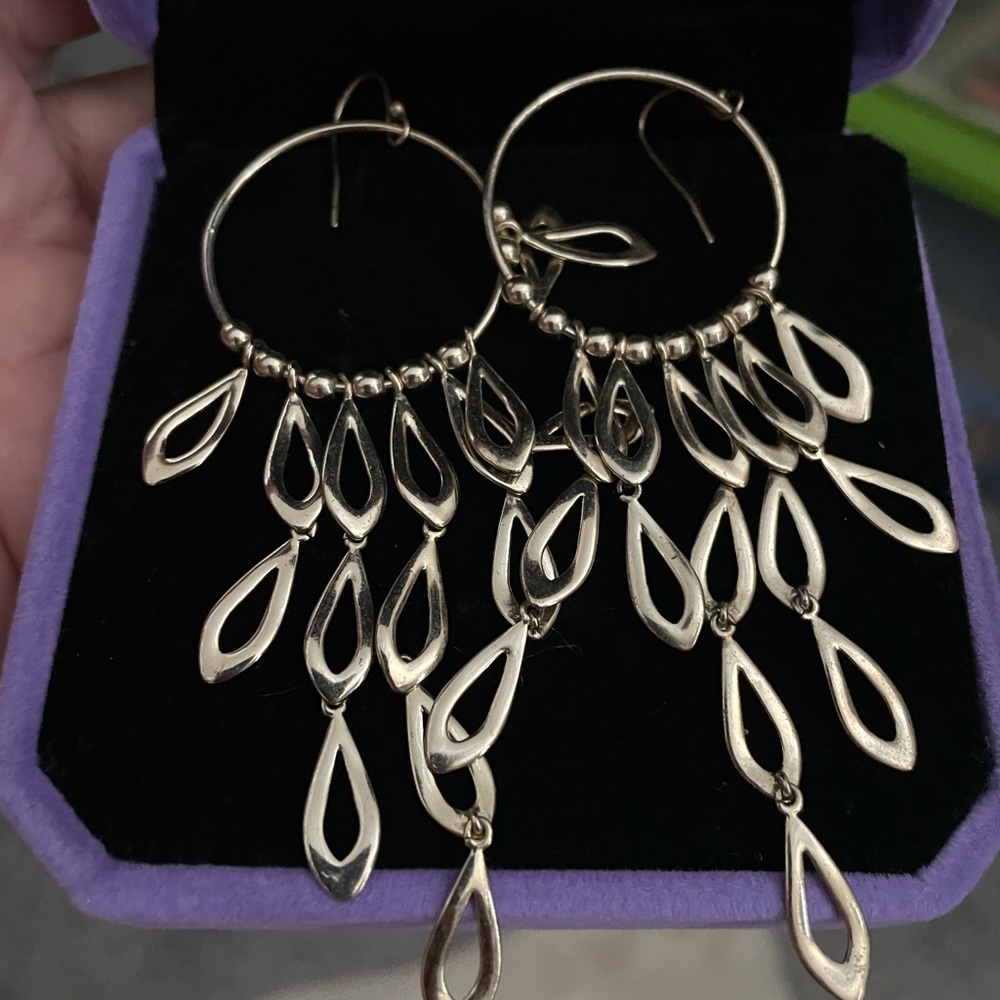 Gold earrings